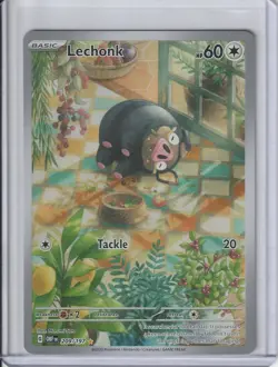 Lechonk IR 209/197 NM Near Mint Pokemon Card TCG: S&V Obsidian Flames - Image 1