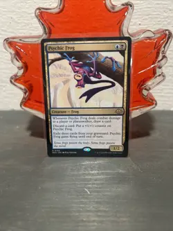 Magic the Gathering Psychic Frog Creature Card - Image 1