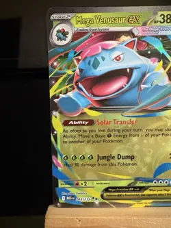 MEGA VENUSAUR EX - 3/132 Mega Evolution NM - Double Rare - Pokemon TCG Card - Image 2