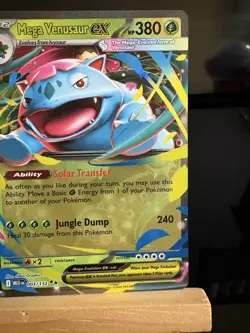 MEGA VENUSAUR EX - 3/132 Mega Evolution NM - Double Rare - Pokemon TCG Card - Image 3