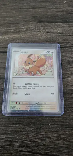 Eevee - SVP 200 Rivals Cosmos Holo Black Star Promo Card LP/NM - Image 1