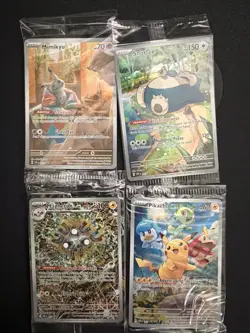 Pokemon TCG Snorlax ETB Promo Scarlet & Violet 151 Black Star Holo Card #051 - Image 1