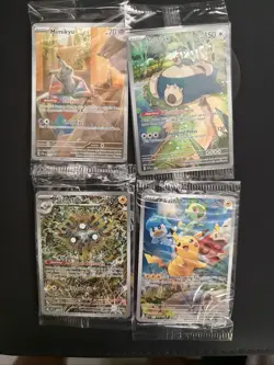 Pokemon TCG Snorlax ETB Promo Scarlet & Violet 151 Black Star Holo Card #051 - Image 3