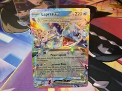 Pokemon TCG Lapras EX 032/142 Holo Card Sv07: Stellar Crown - Image 1