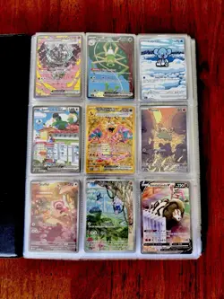Pokemon Binder Collection LOT - 200+ SIR, SAR, ALT ART, GOLD Cards w/ Binder! - Image 1