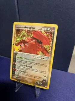 Team Magma's Groudon Holo Pokemon Celebrations Classic Collection TCG Card 9/95 - Image 3