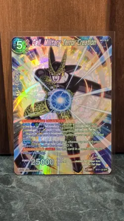 Cell Military Terror Creation BT27-133 SPR History of Z Dragon Ball Super Card - Image 1