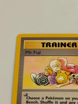 1st Edition Mr. Fuji Fossil Set Pokemon Card 1999 Trainer WOTC 58/62 - Image 5