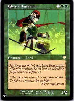 🌲 Elvish Champion Invasion LP - Elf Lord with Forestwalk - Image 1