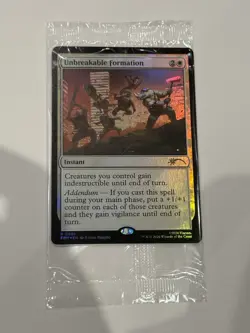 Unbreakable Formation NYCC TMNT Promo Foil Sealed Magic The Gathering MTG Turtle - Image 1