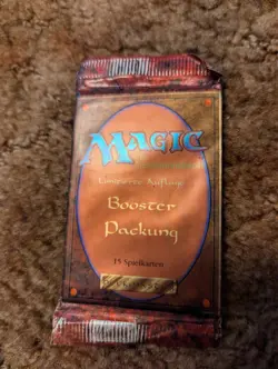Magic the Gathering Revised German Black Border Booster FBB New Sealed MTG - Image 1