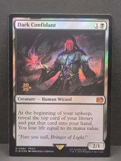 Dark Confidant FINAL FANTASY Prerelease Promo FOIL MTG Magic Gathering NM - Image 1