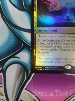 2025 Magic The Gathering Tarkir Dragonstorm Call The Spirit Dragons Foil #0174 - Image 5
