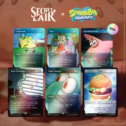 Secret Lair SpongeBob Squarepants Internet Sensation Rainbow Foil New Sealed MTG - Image 2