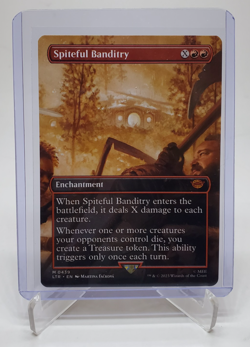 MAGIC THE GATHERING LORD OF THE RING SPITEFUL BANDITRY MYTHIC RARE ORANGE SYMBL - Image 2