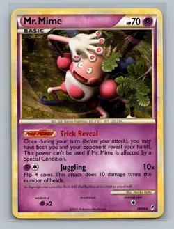 Pokemon TCG Mr. Mime 29/95 Call of Legends Normal LP - Image 1
