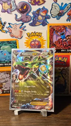 Pokemon TCG 2016 Rayquaza EX XY73 Xy Promos Holofoil - Moderately Played - Image 1