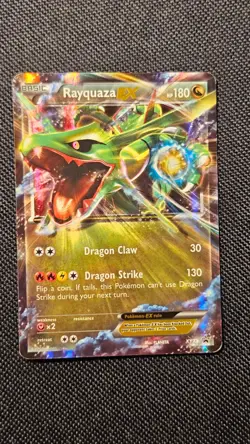 Pokemon TCG 2016 Rayquaza EX XY73 Xy Promos Holofoil - Moderately Played - Image 2