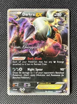2012 Pokemon Darkrai EX 63/113 Ultra Rare Holo - Image 1