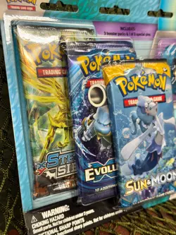 *SEALED* *SUICUNE* Pokemon TCG: Legendary Beast Pin Collection 3 Pack Blister - Image 2