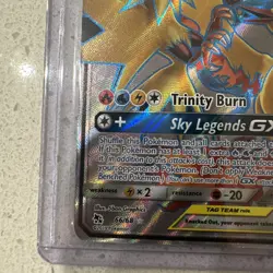 Pokemon TCG Moltres Zapdos Articuno GX Hidden Fates Holo Ultra Rare Card 66/68 - Image 3