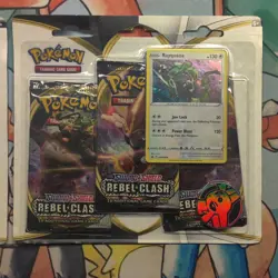 Pokemon Rebel Clash 3 Booster Pack Blisters Rayquaza, Duraludon Lot Of 2 Sealed - Image 5