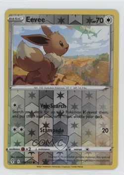 Eevee Reverse Holo Pokemon Sword & Shield Evolving Skies #125 - Image 1