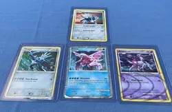 Pokemon Palkia SL8 Shiny Holo, Arceus AR7 Holo, Dialga 3/95 Holo, Dialga 23/127 - Image 1