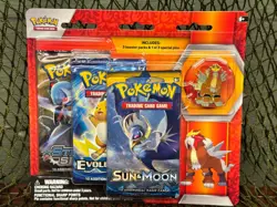 *SEALED* *ENTEI* Pokemon TCG: Legendary Beast Pin Collection 3 Pack Blister - Image 1