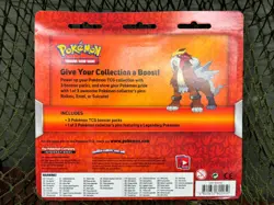 *SEALED* *ENTEI* Pokemon TCG: Legendary Beast Pin Collection 3 Pack Blister - Image 4
