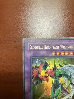 Elemental Hero Shining Flare Wingman EEN-036 Flame Wingman TLM-EN035 1st Gold - Image 3