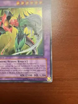 Elemental Hero Shining Flare Wingman EEN-036 Flame Wingman TLM-EN035 1st Gold - Image 5