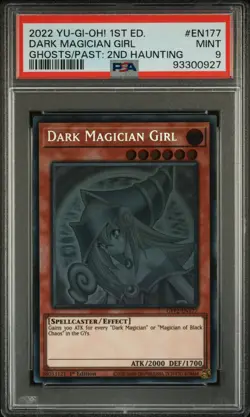 2022YU-GI-OH! 1ST EDITION #EN177 DARK MAGICIAN GIRL PSA 9 - Image 1