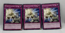 Yugioh 3x Balance of Judgment - CORE-DE078 - 1st Edition NM Playset German - Image 1