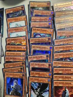 Yugioh DDD Deck Ready To Play Deviser King Deus Machinex Gilgamesh Flame Genghis - Image 2