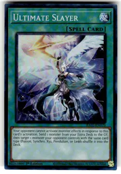 Ultimate Slayer 1st Edition Prismatic Ultimate Rare RA02-EN070 Yu-Gi-Oh! NM - Image 1