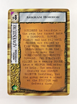 Arkham Horror - Mythos CCG card (1996 Chaosium) Standard Adventure, Cthulhu - Image 1