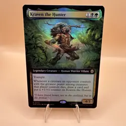 Kraven the Hunter #273 FOIL EXTENDED NM/M MTG Spiderman Magic Card - Image 1
