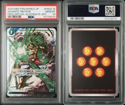 Bandai Dragon Ball Fusion World Gigantic Meteor PSA10 Trading Card Rare - Image 2