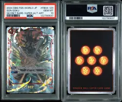Dragon Ball Trading Card Goku SCR FB04-129 Parallels Star 2 PSA10 Ultra Rare - Image 3