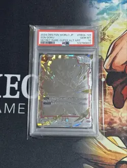 Dragon Ball Trading Card Goku SCR FB04-129 Parallels Star 2 PSA10 Ultra Rare - Image 4