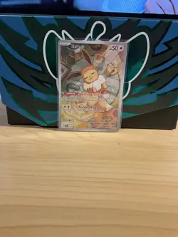 Sealed Pokemon Eevee 173 Prismatic Evolutions SV Scarlet Violet Promo Rare Card - Image 1