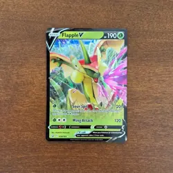 Flapple V NM 018/163 SWSH05 Battle Styles Holo 2021 Pokemon Card - Image 1