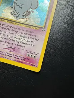 Wobuffet 16/75 Neo Discovery Holo Rare Pokemon TCG Vintage Card LP - Image 2