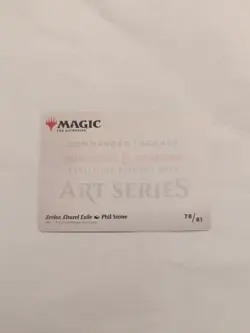 Zevlor, Elturel Exile Art Card (78/81) Art Series: Baldur's Gate Regular NM MTG - Image 2