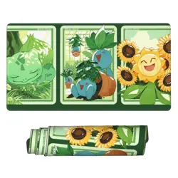 Bulbasaur - Board Card Game Pokemon Playmat Game Mousepad Play Mat of TCG 3934 - Image 1