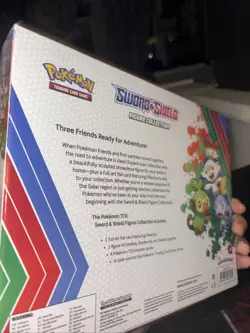 Pokemon Sword & Shield Figure Collection Box 4 Booster Packs Pikachu Promo Card - Image 2