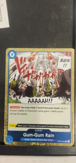 One Piece Card Game Gum-Gum Rain Op02-068 Common - Image 1