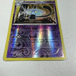 Pokemon TCG Lampent 42/119 XY Phantom Forces Reverse Holo Uncommon Card LP- 2014 - Image 2