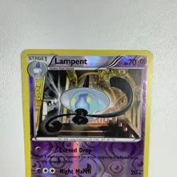 Pokemon TCG Lampent 42/119 XY Phantom Forces Reverse Holo Uncommon Card LP- 2014 - Image 3